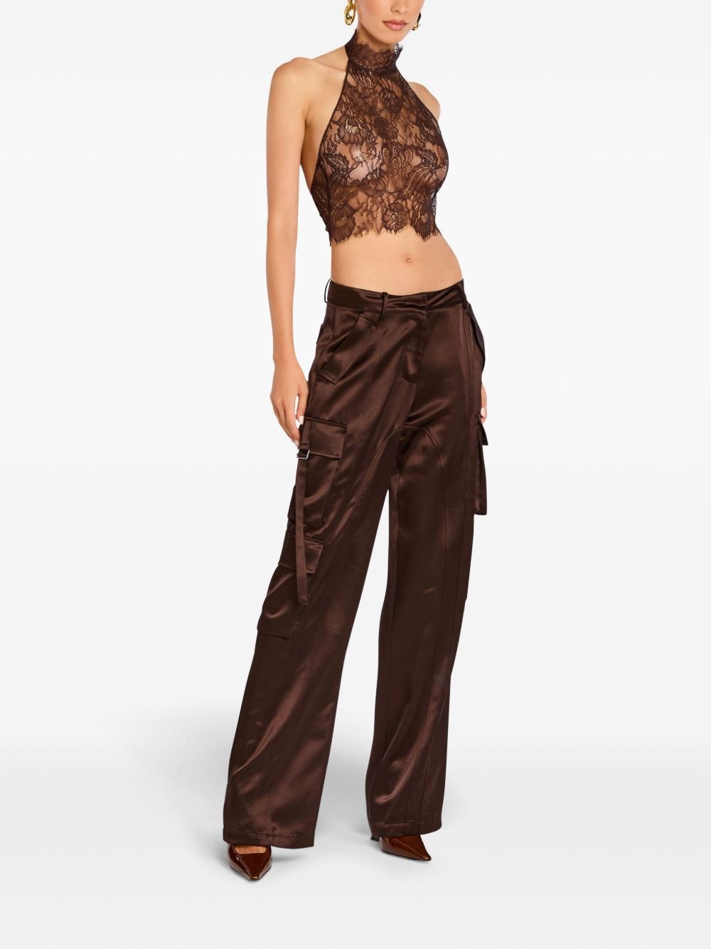 Violet lace top - 3