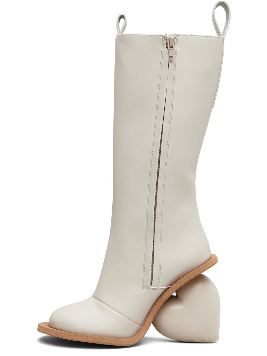 SSENSE Exclusive Beige Love Tall Boots - 3