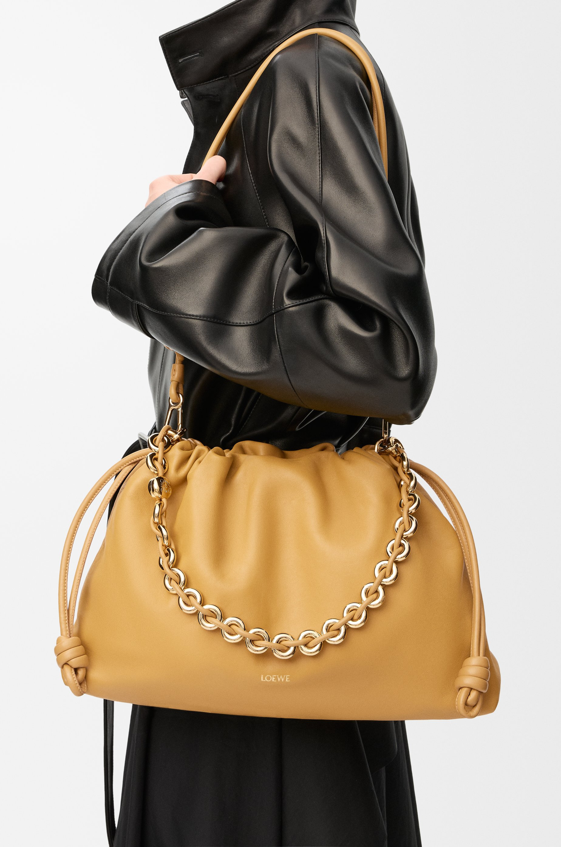 Large Flamenco purse in mellow nappa lambskin - 2