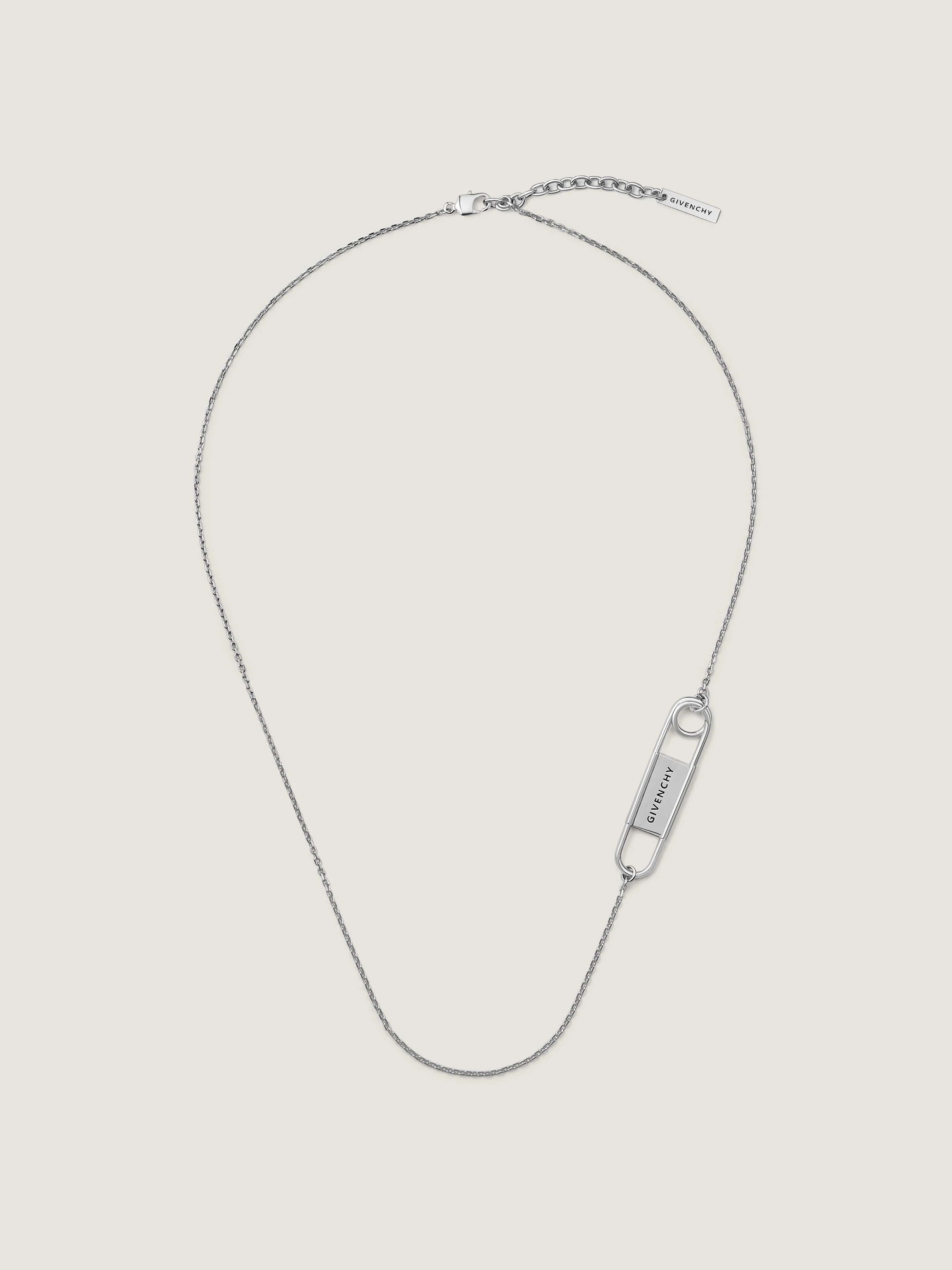 GIVENCHY PIN NECKLACE IN METAL - 1