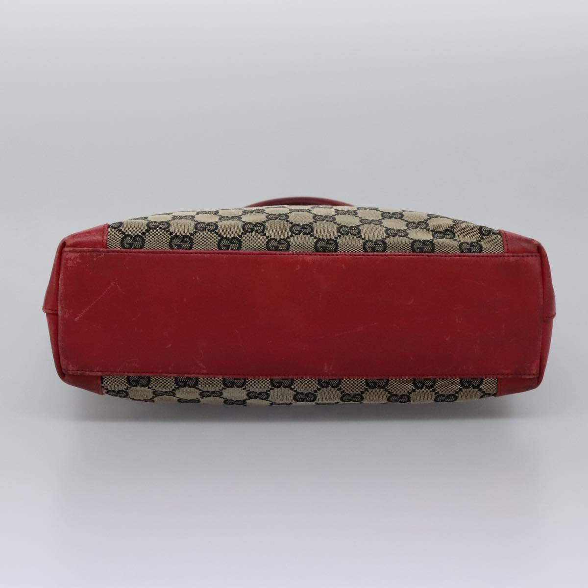 GUCCI GG Supreme Tote Bag Beige Red Gold 002 119 - 5