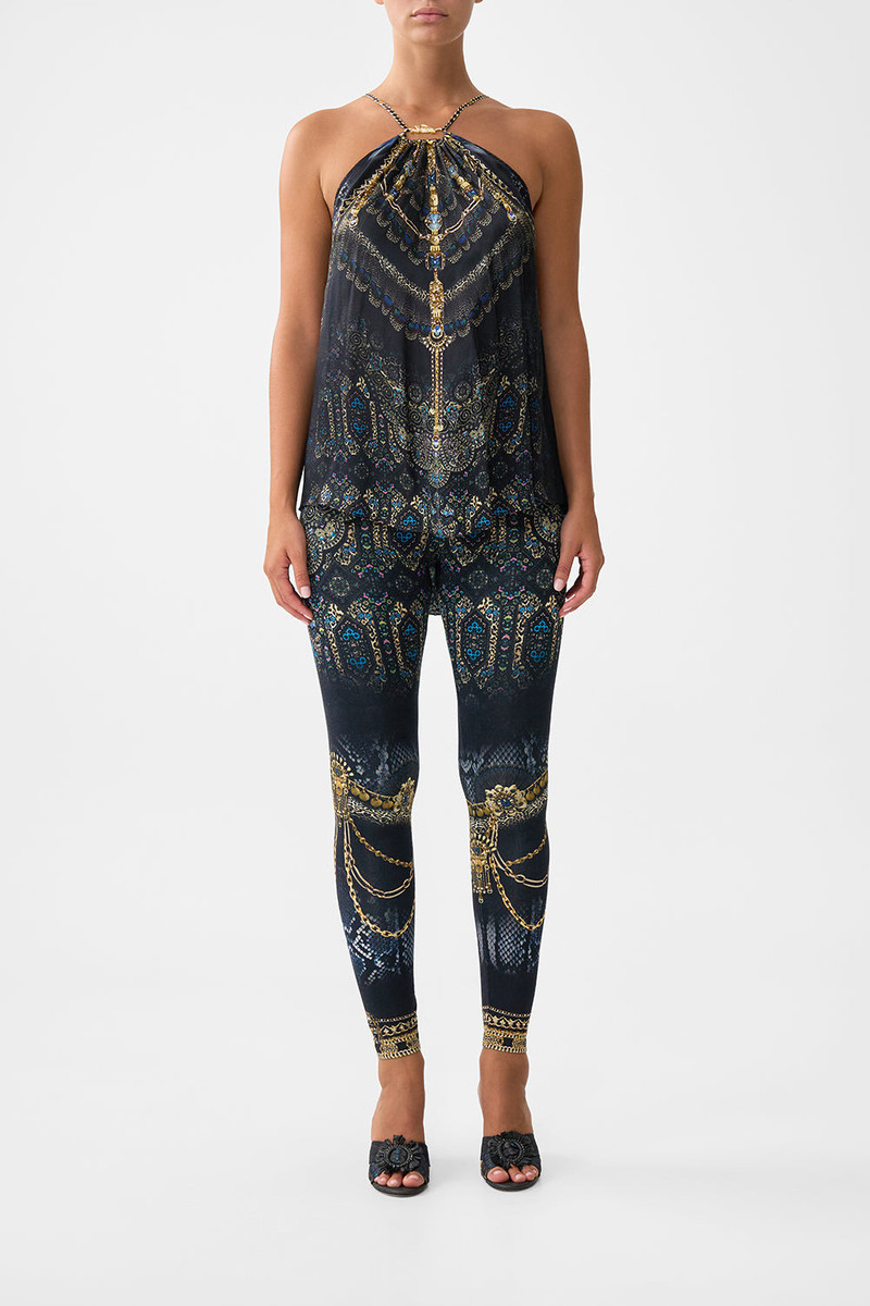 CAMILLA GATHER NECK HARDWARE TOP outlook