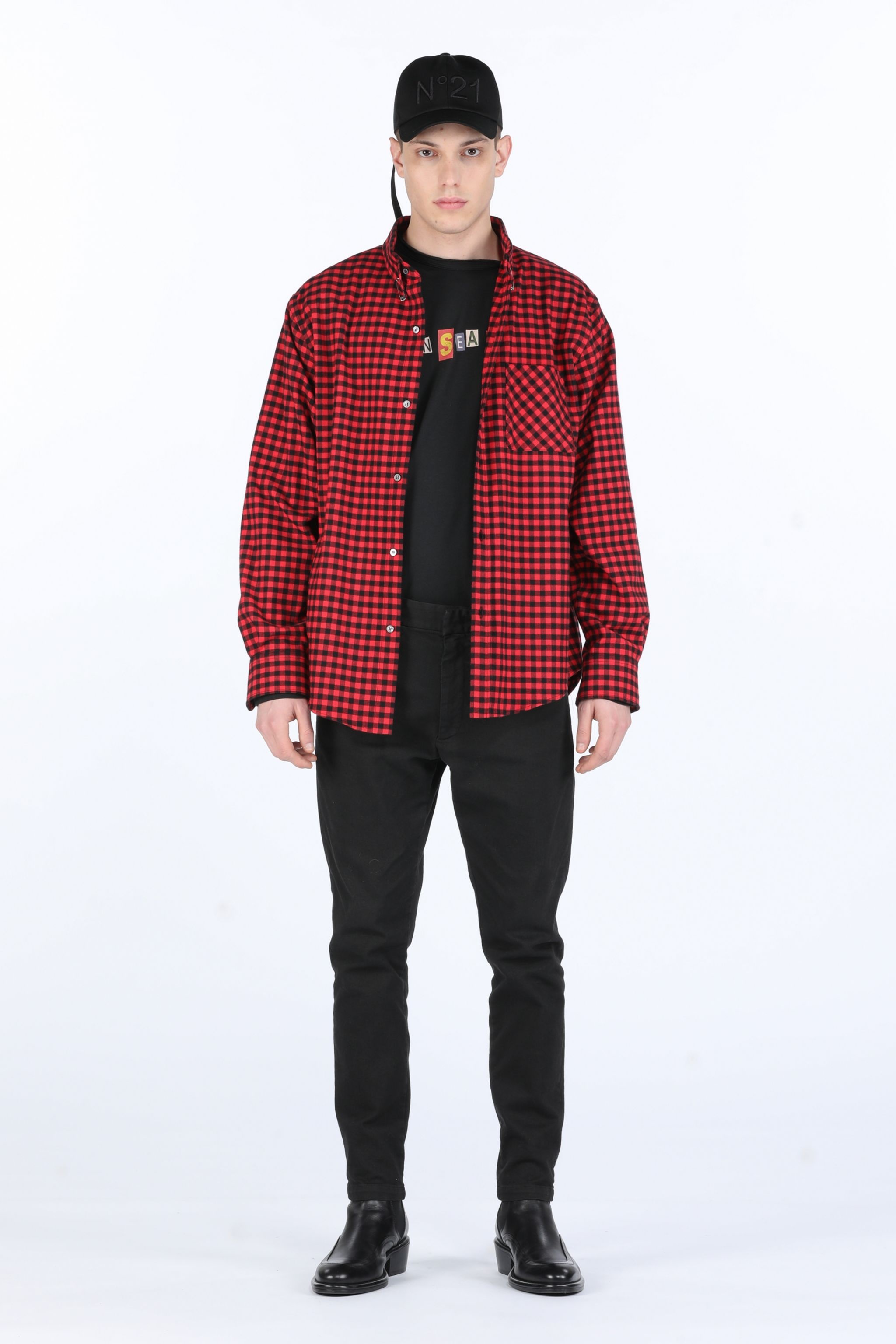 【MODERNIF】Brick check shirt Buy Tommy Hilfiger Brushed Shadow Check Shirt - NNNOW.com