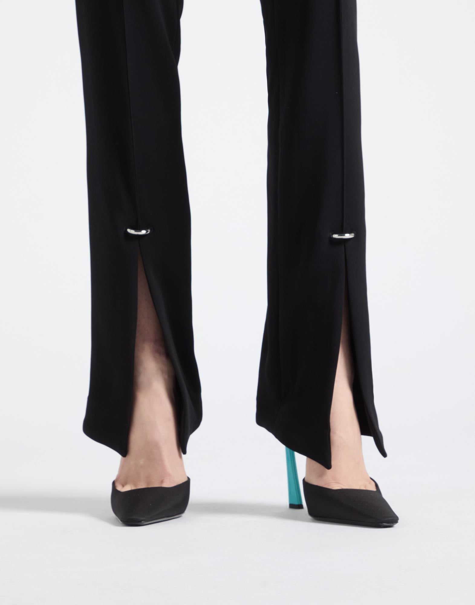 Black Women's Casual Pants - 4