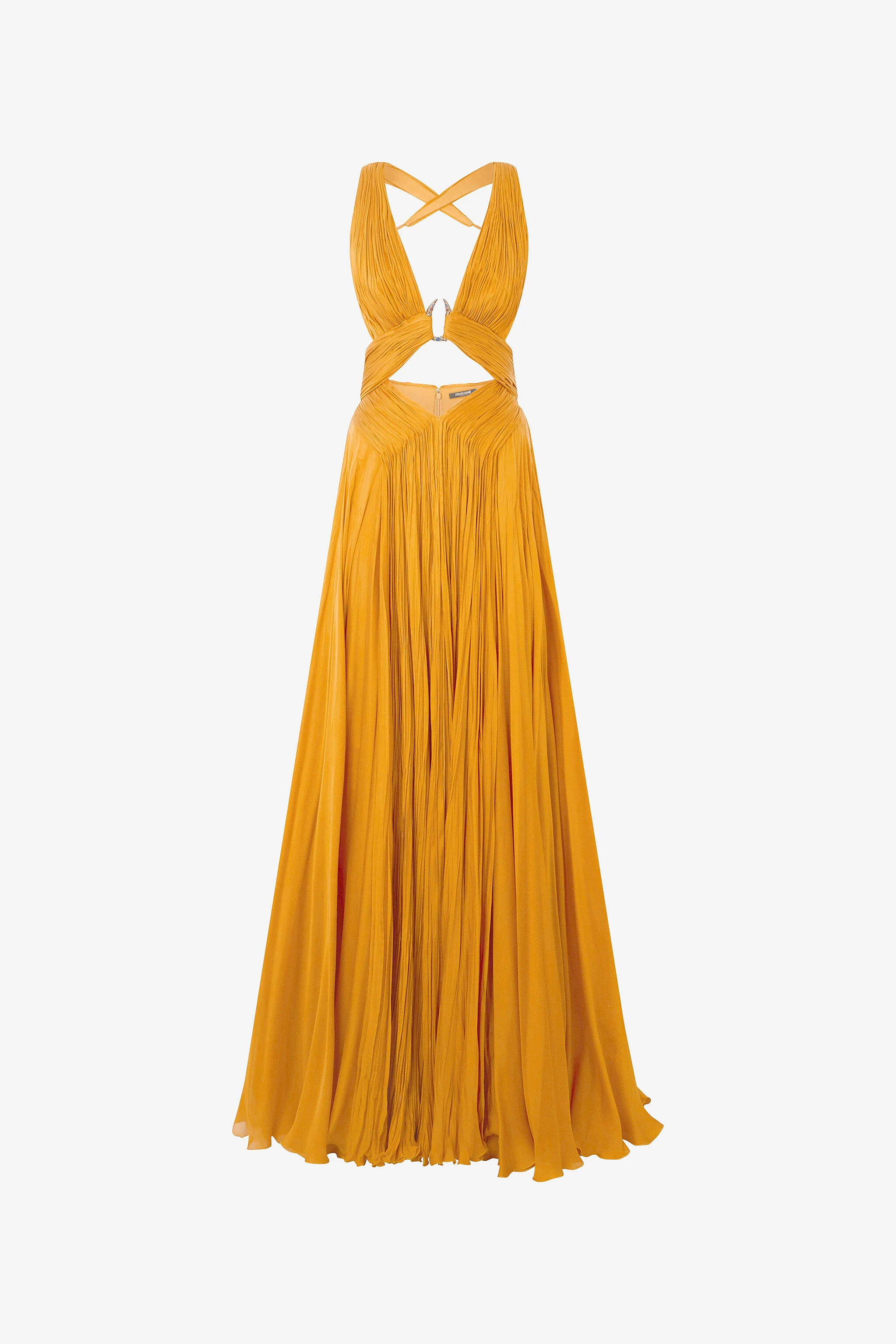 Extra-Long Pure Silk Dress - 1