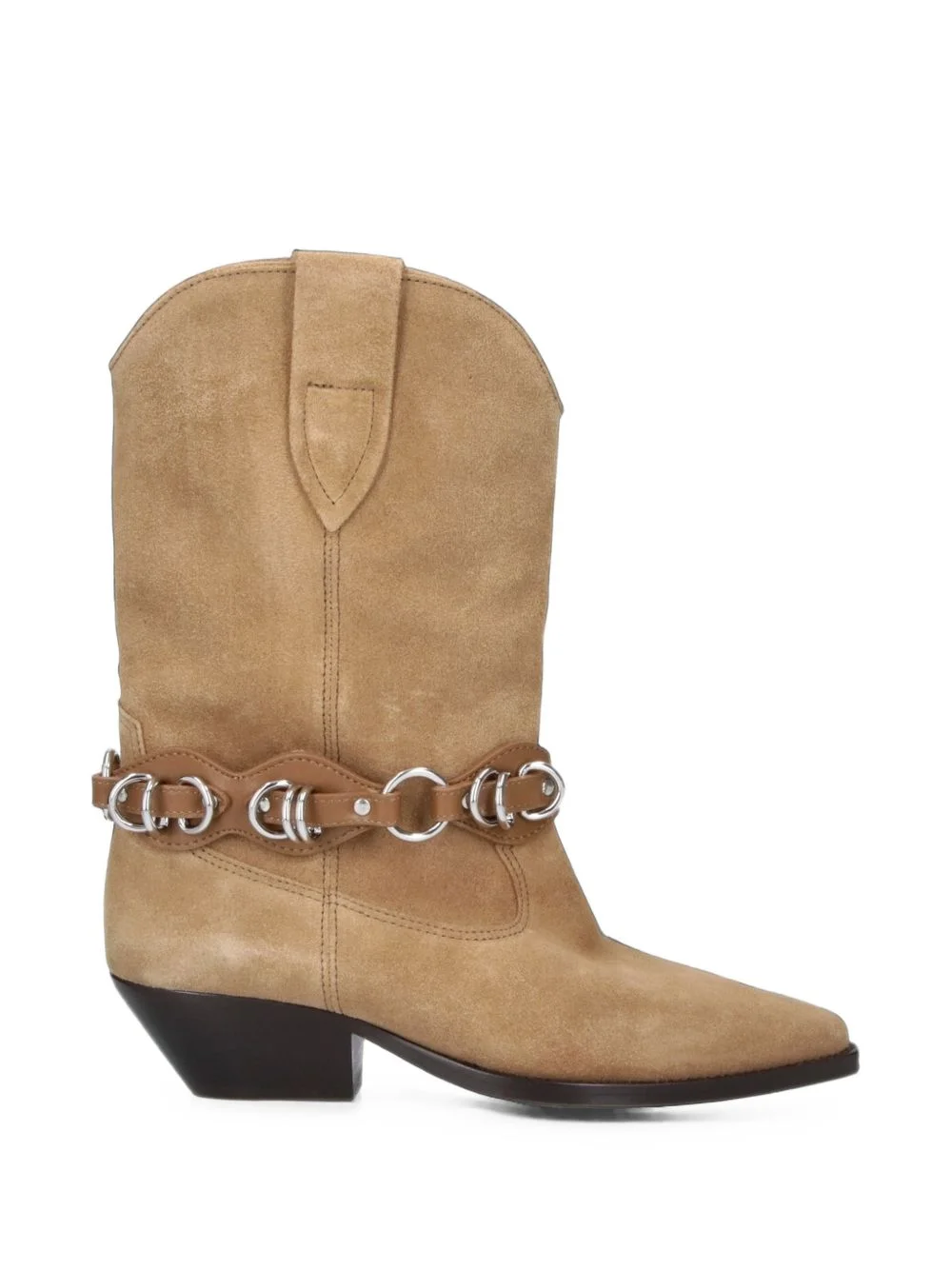 Duerto harness-detail suede boots - 1