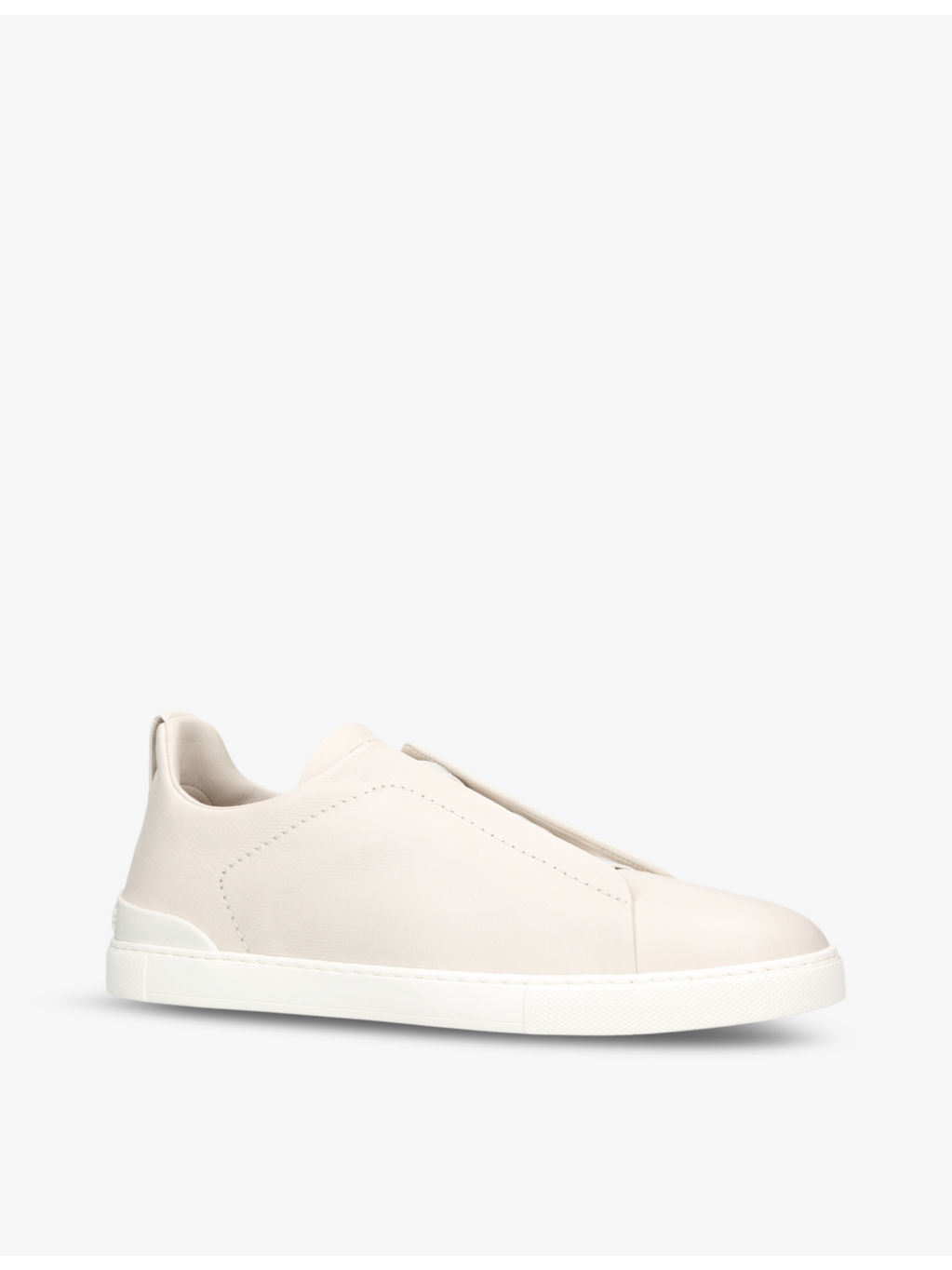 X3 Stitch leather low-top trainer - 3