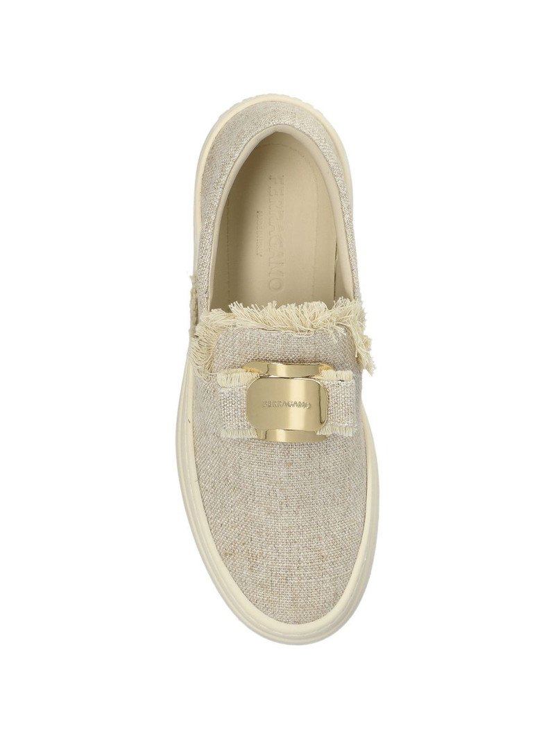 fringed logo-plaque sneakers 4