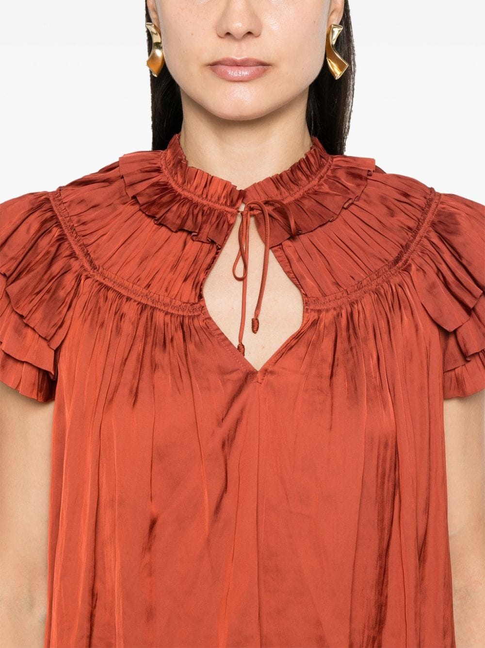 Liv plissÃ©-effect blouse - 5