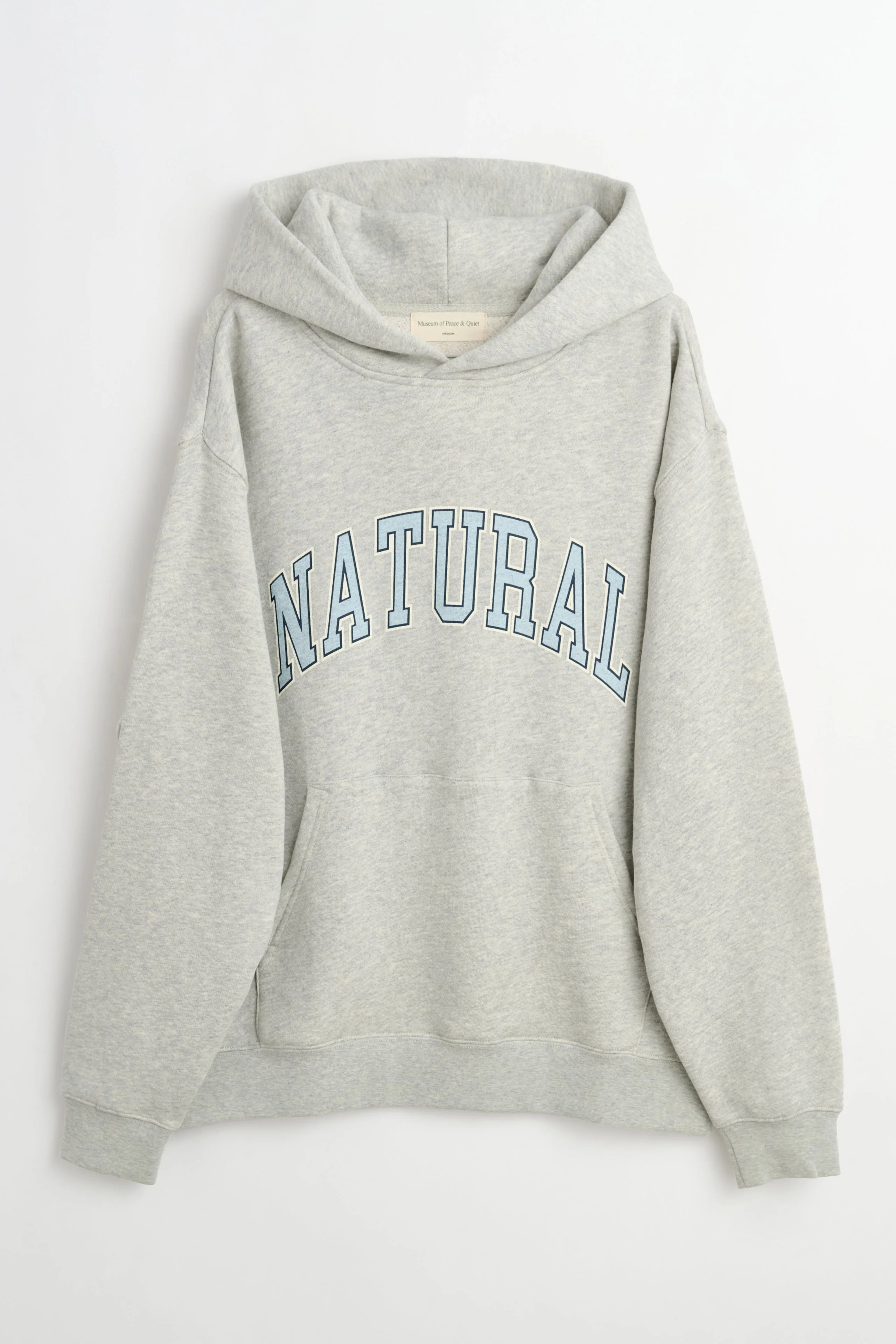 MUSEUM OF PEACE & QUIET NATURAL HOODIE ASH - 1