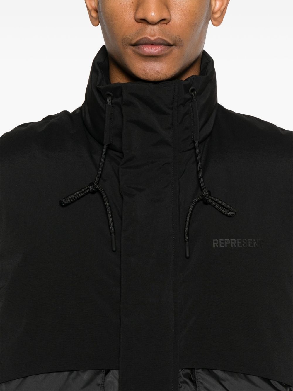 layered puffer gilet - 5