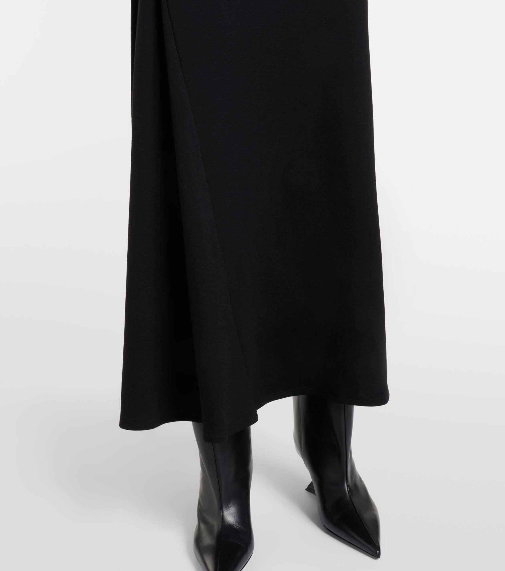 Edile wool and cotton-blend midi dress - 5