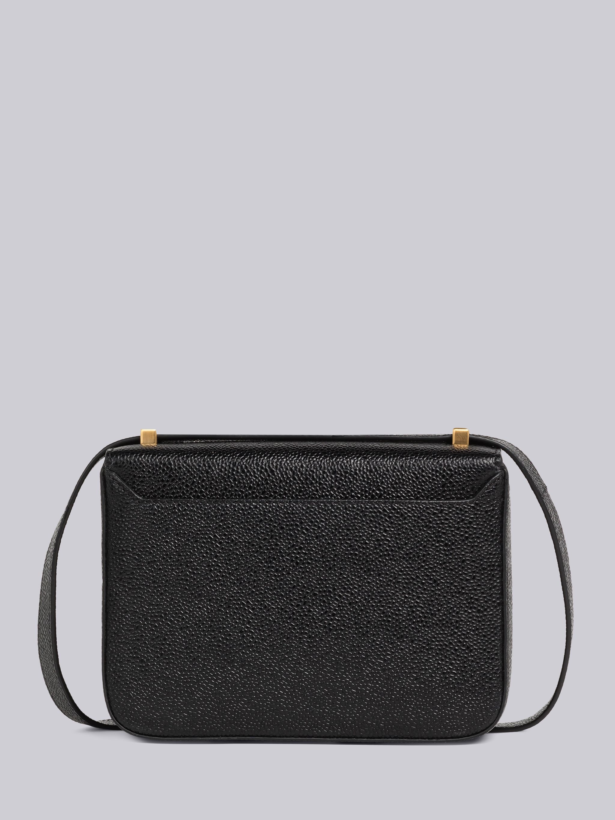 Pebble Grain Leather Mini Saddle Bag - 4