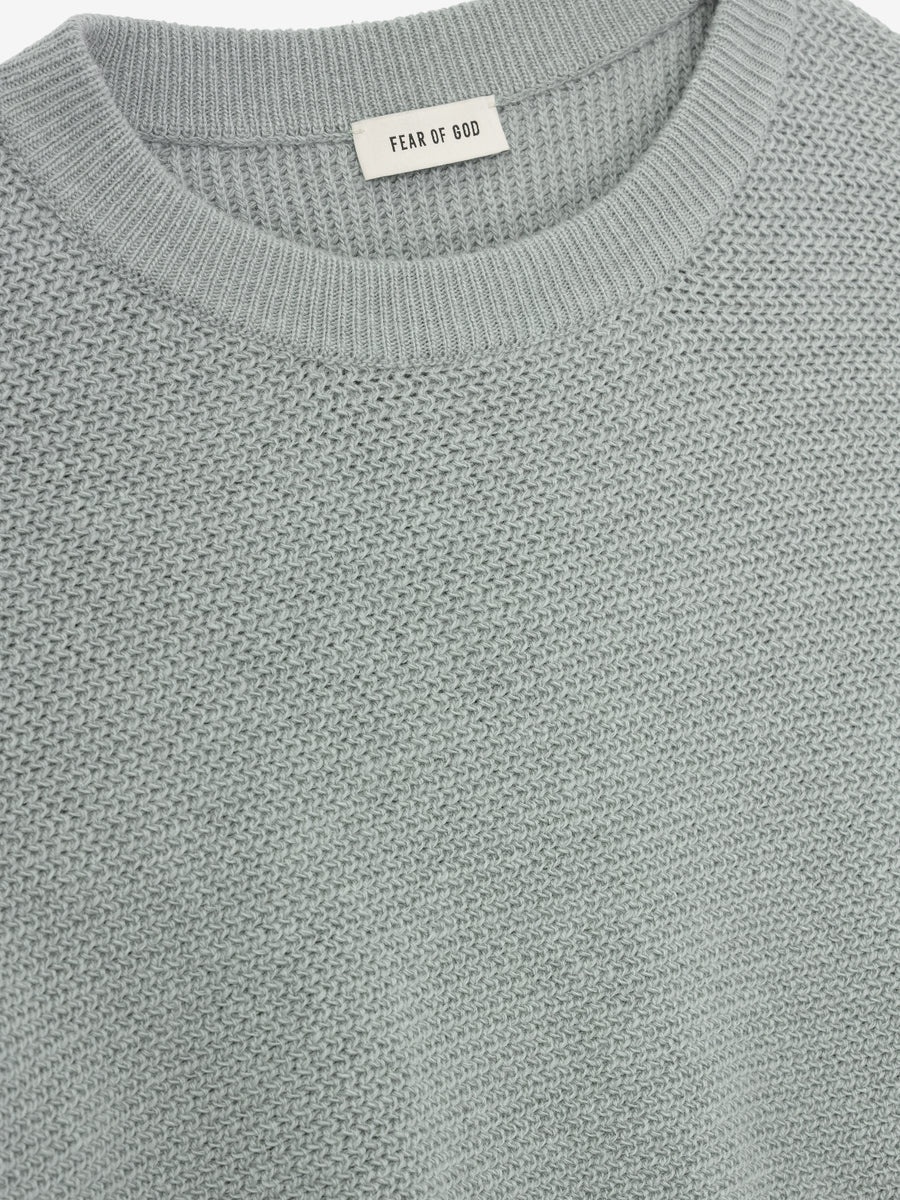 Wool Rib Crewneck Sweater - 3