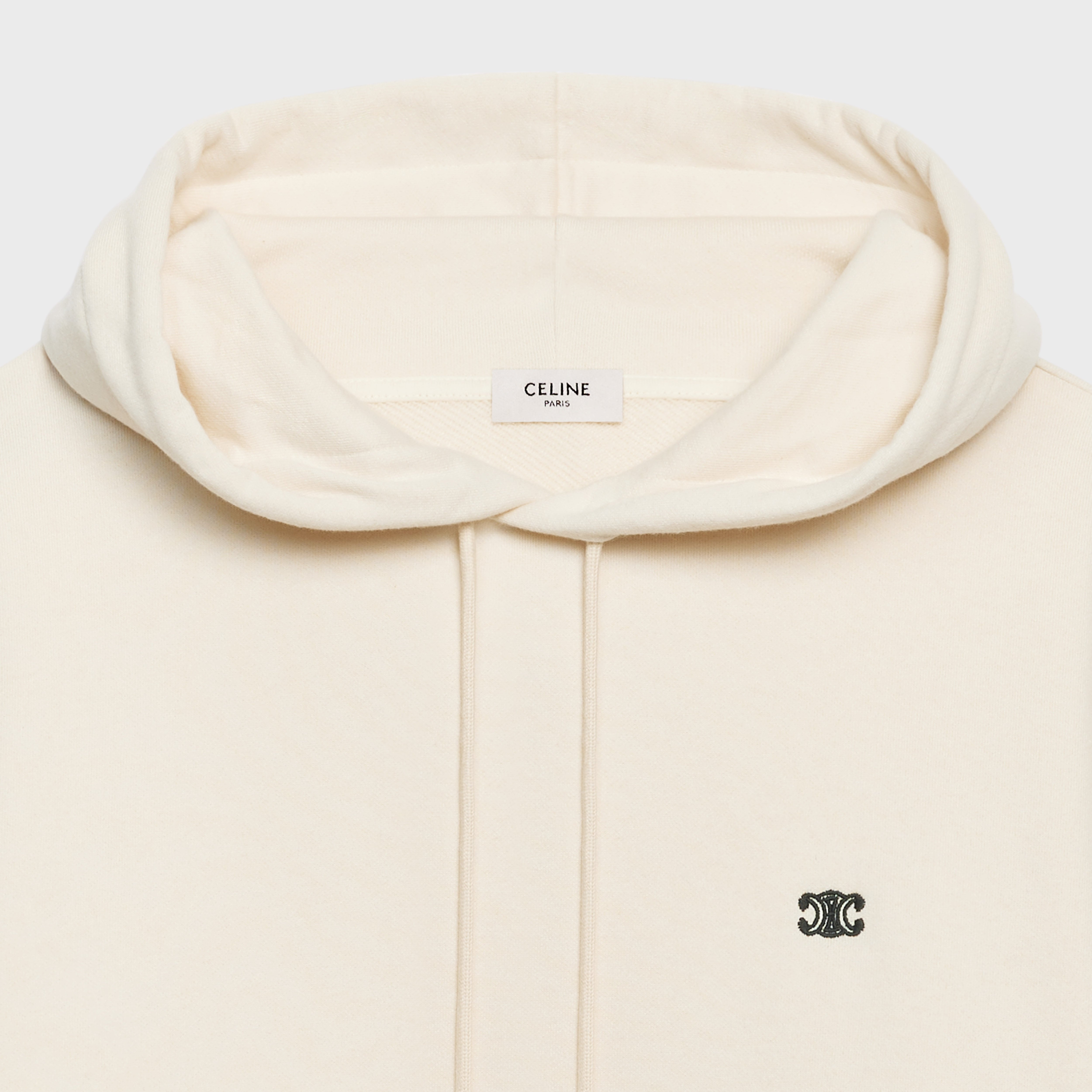 COTTON/CASHMERE TRIOMPHE HOODIE - 3