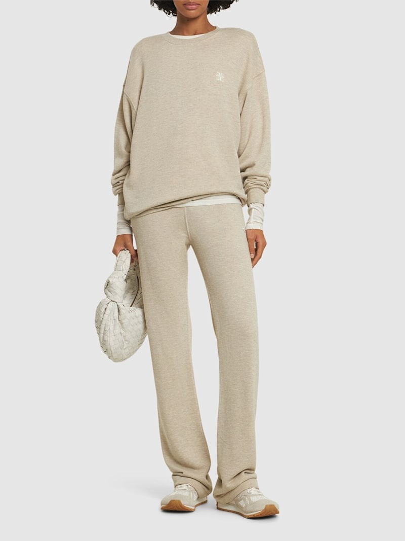 Oversize cotton & viscose sweatshirt - 2