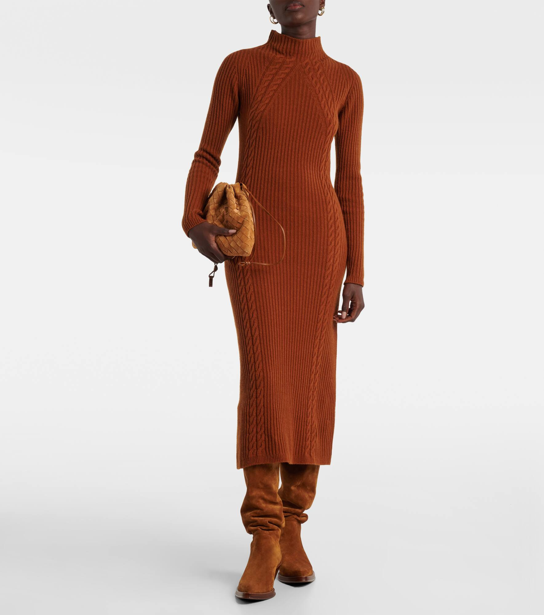 Zelanda wool-blend midi dress - 2