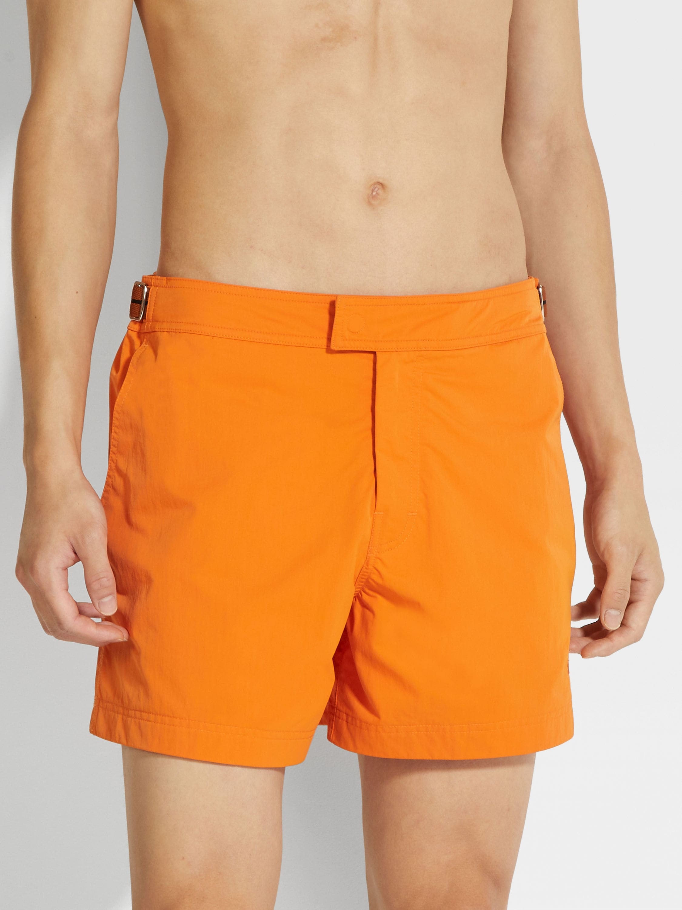 ZEGNA 232 ROAD BRAND MARK SWIM TRUNKS - 2