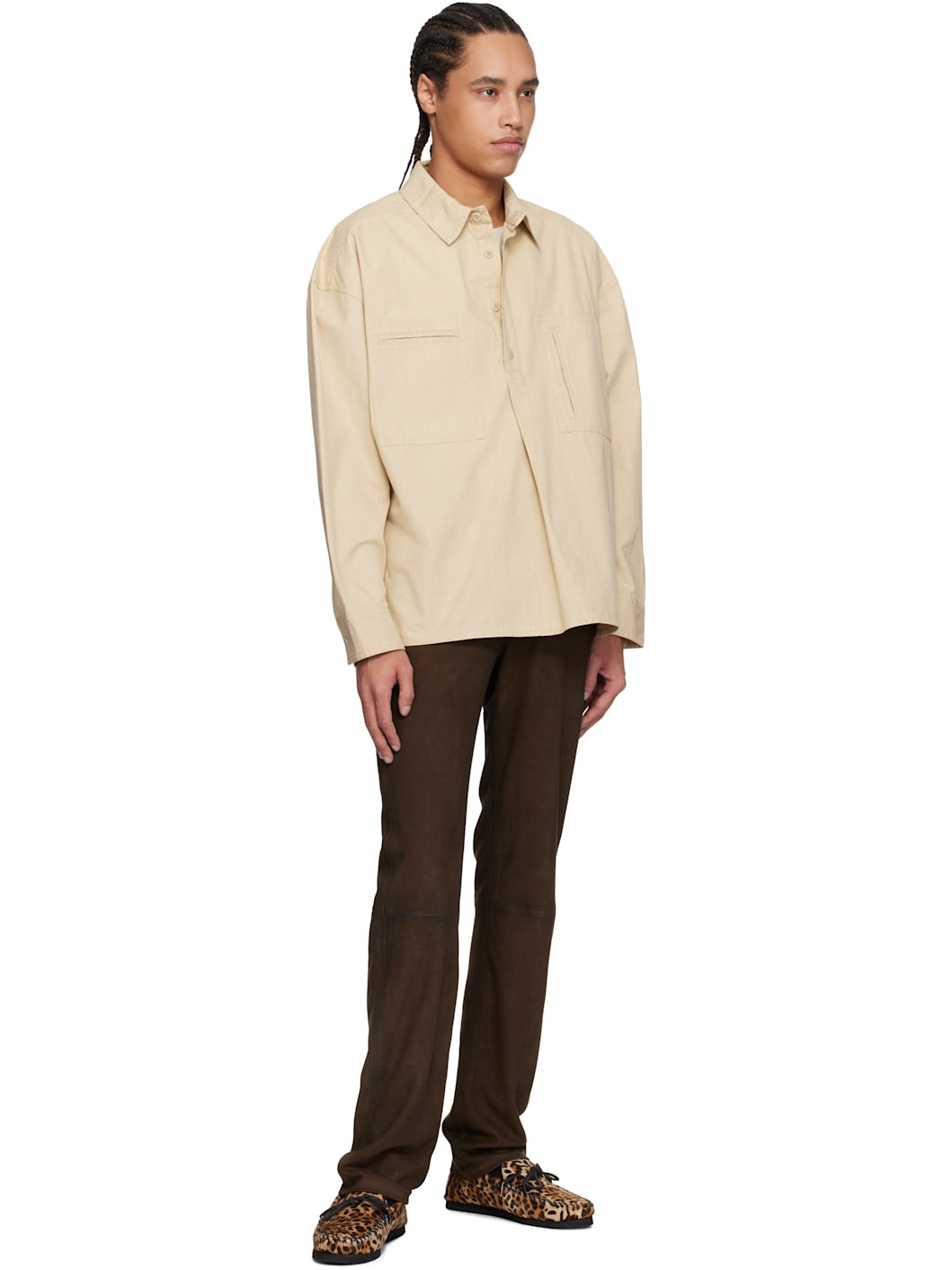 Beige Terryc Shirt - 4