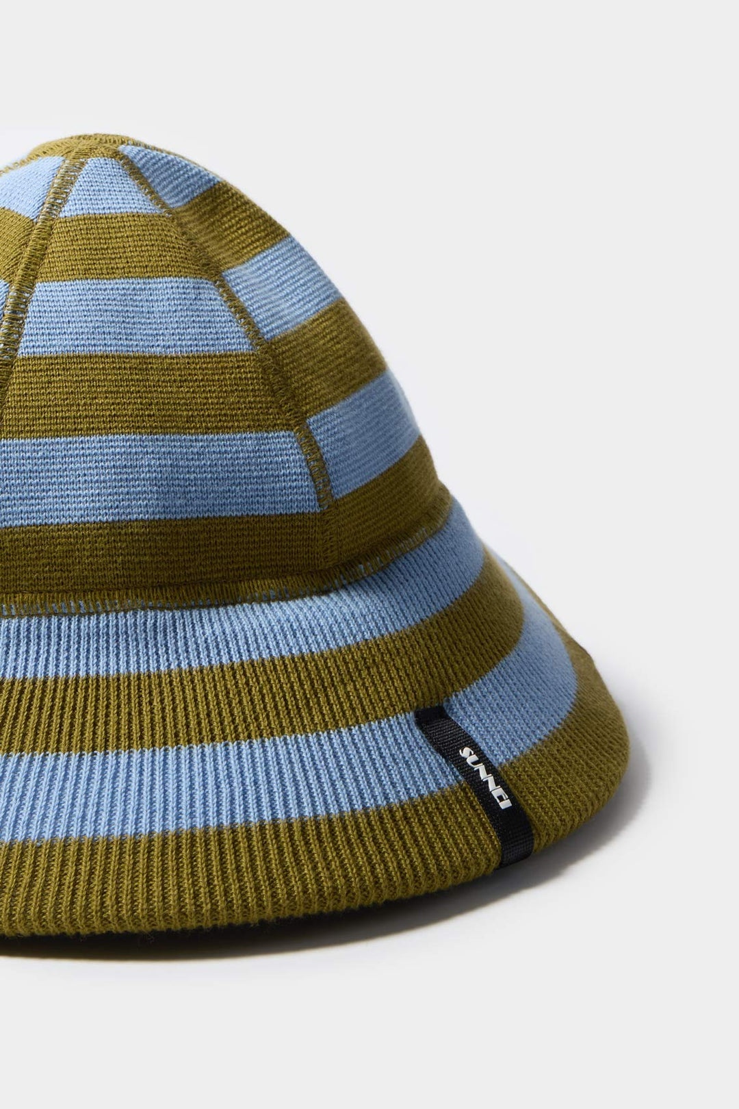 MAGLIAUNITA BUCKET HAT / green and blue stripes - 4