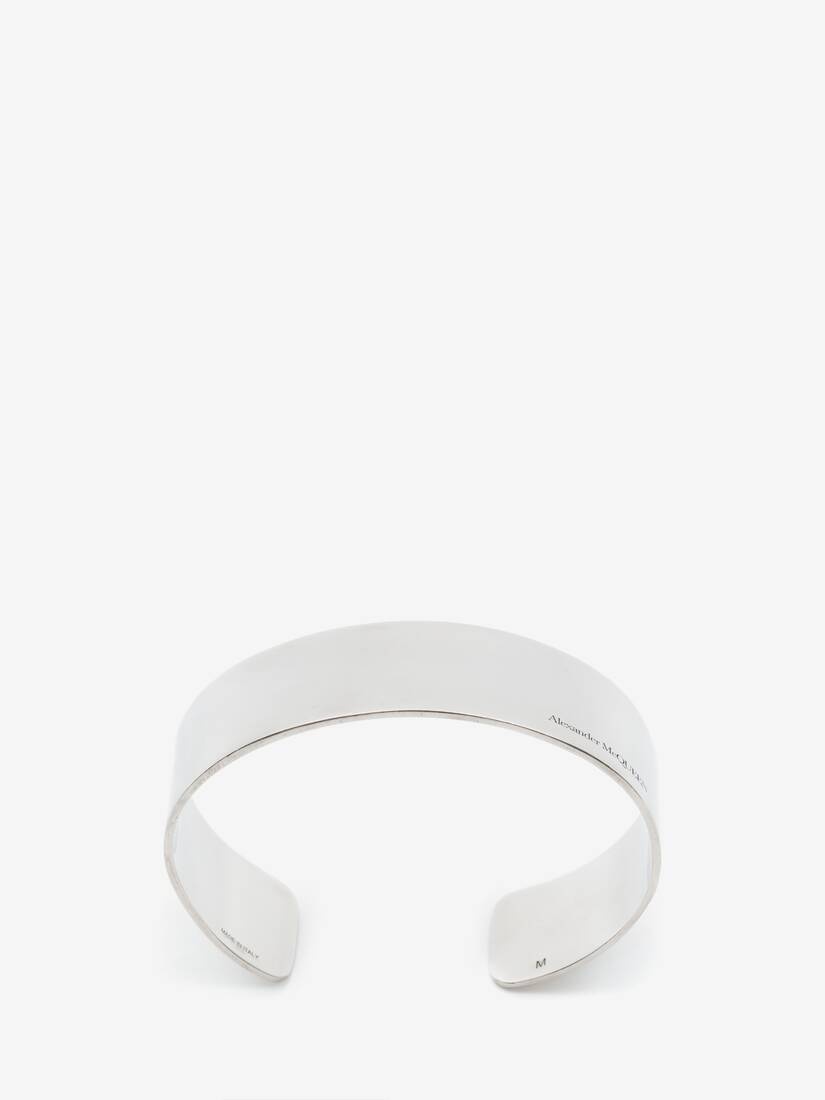 Wide Cuff in Antique Silver - 2