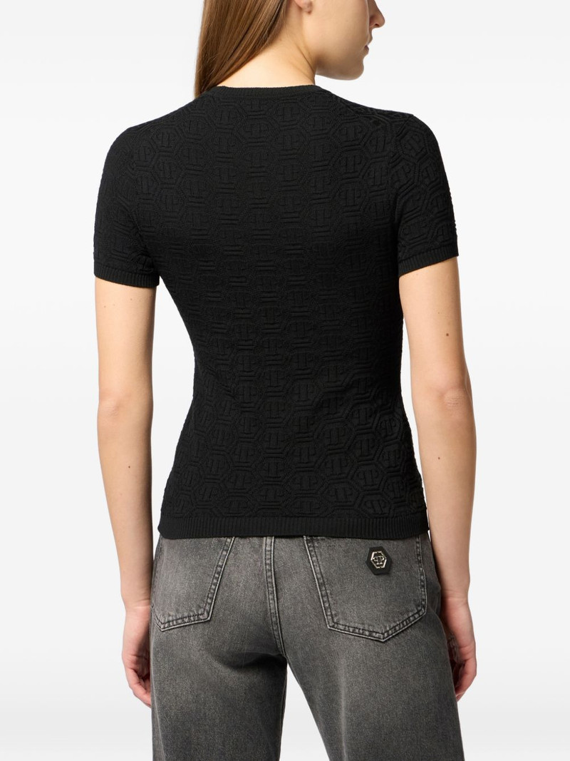 monogram knitted T-shirt 4