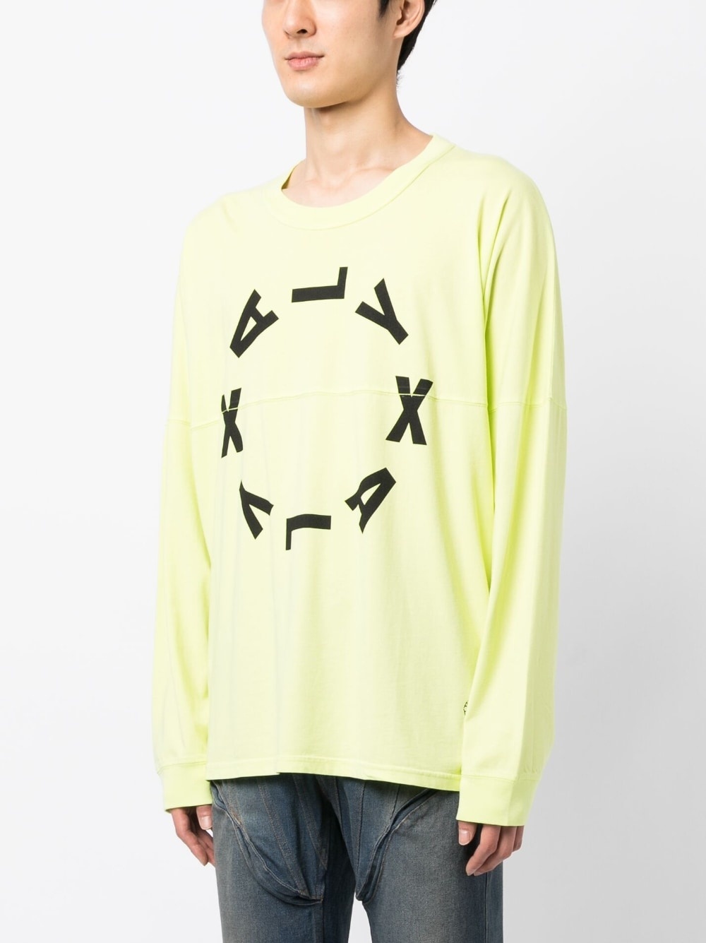 logo-print long-sleeve T-shirt - 3