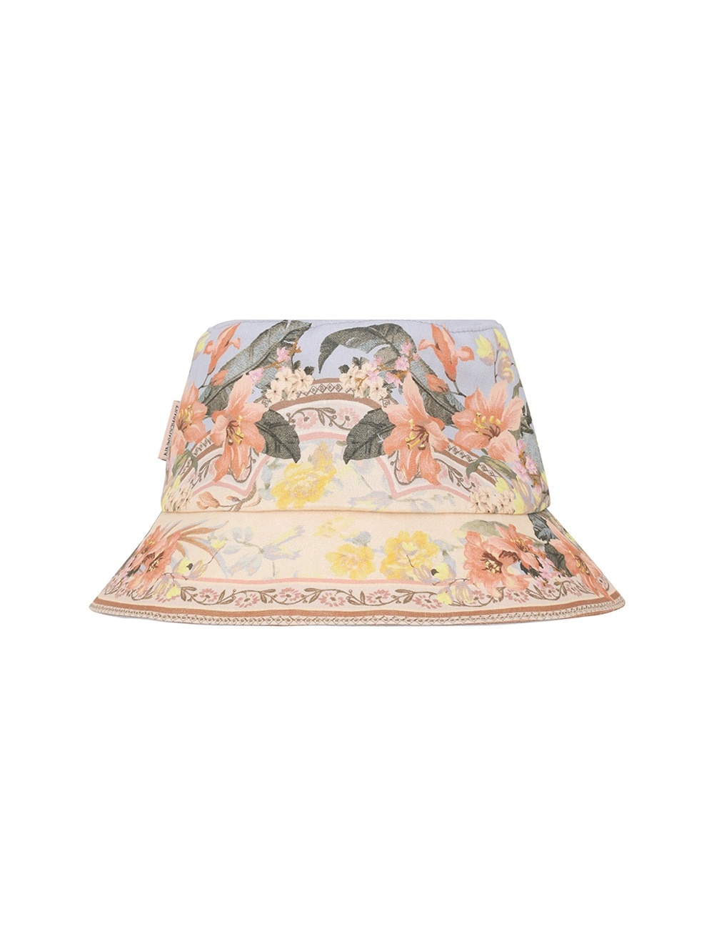 PRINTED CANVAS BUCKET HAT - 4
