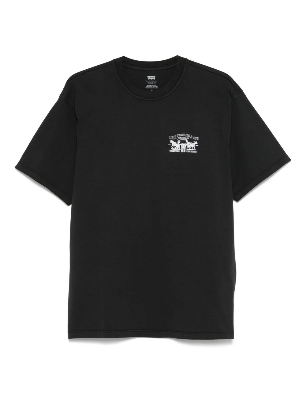 vintage-print T-shirt - 1