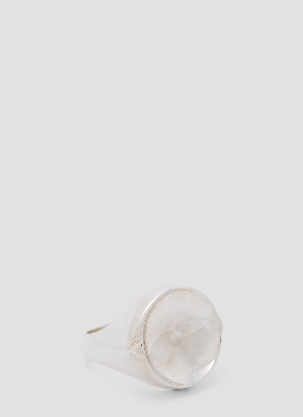 Bottega Veneta Men Sterling Silver Ring - 5