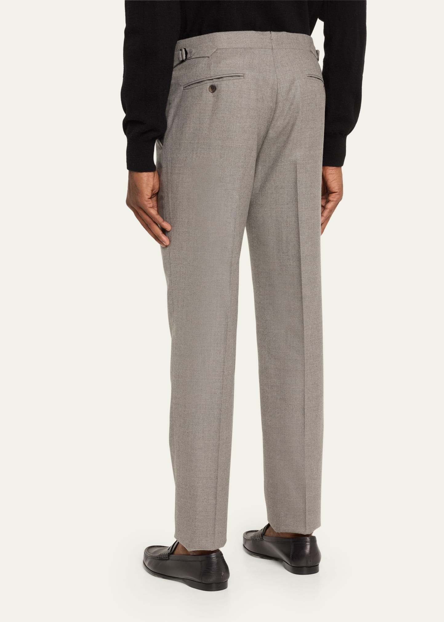 Men's Gregory Hand-Tailored Wool Trousers - 3