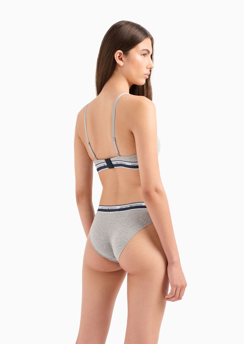 ASV iconic logo band organic cotton push-up bra 3