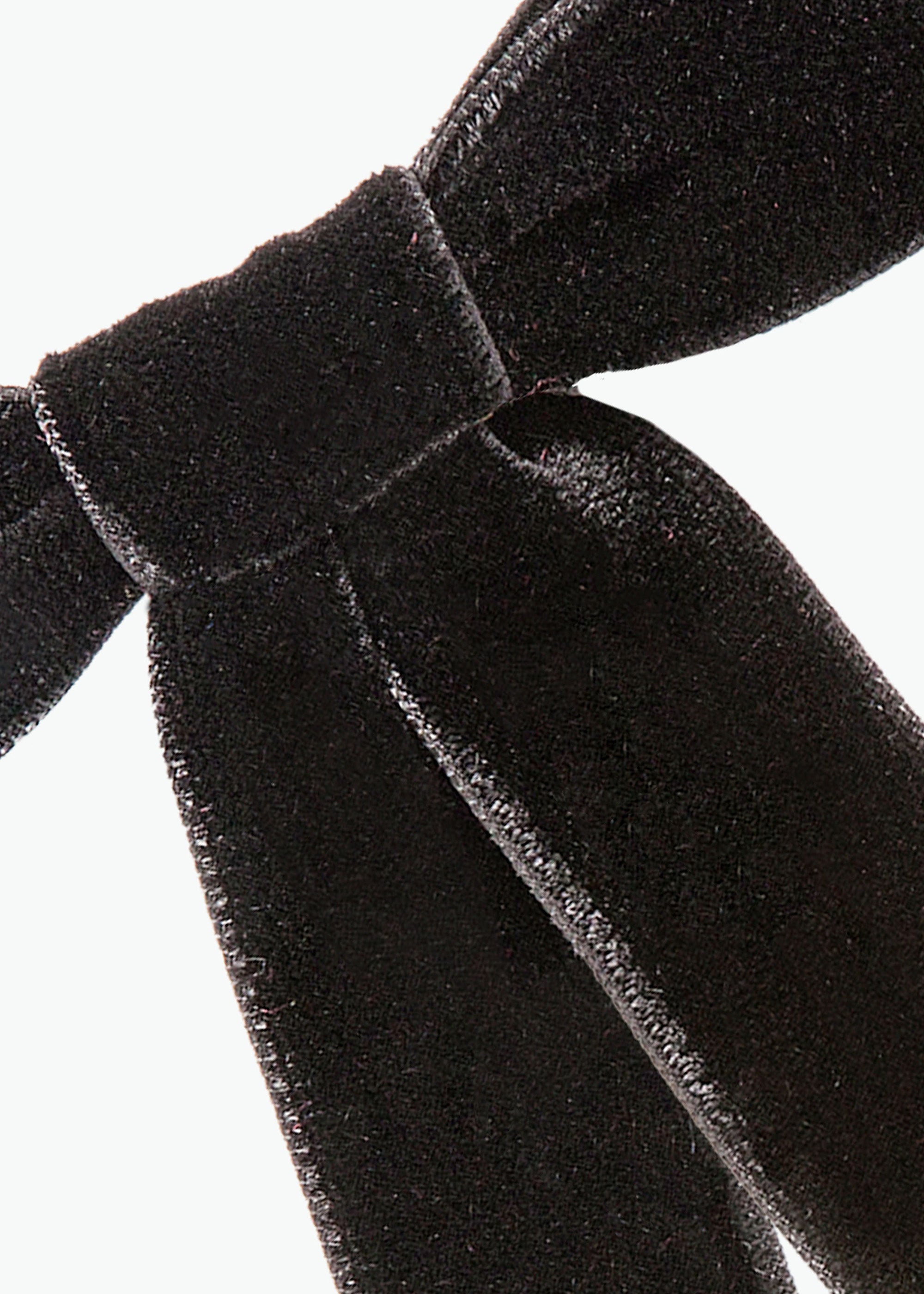 Velvet Bow Barrette - 6