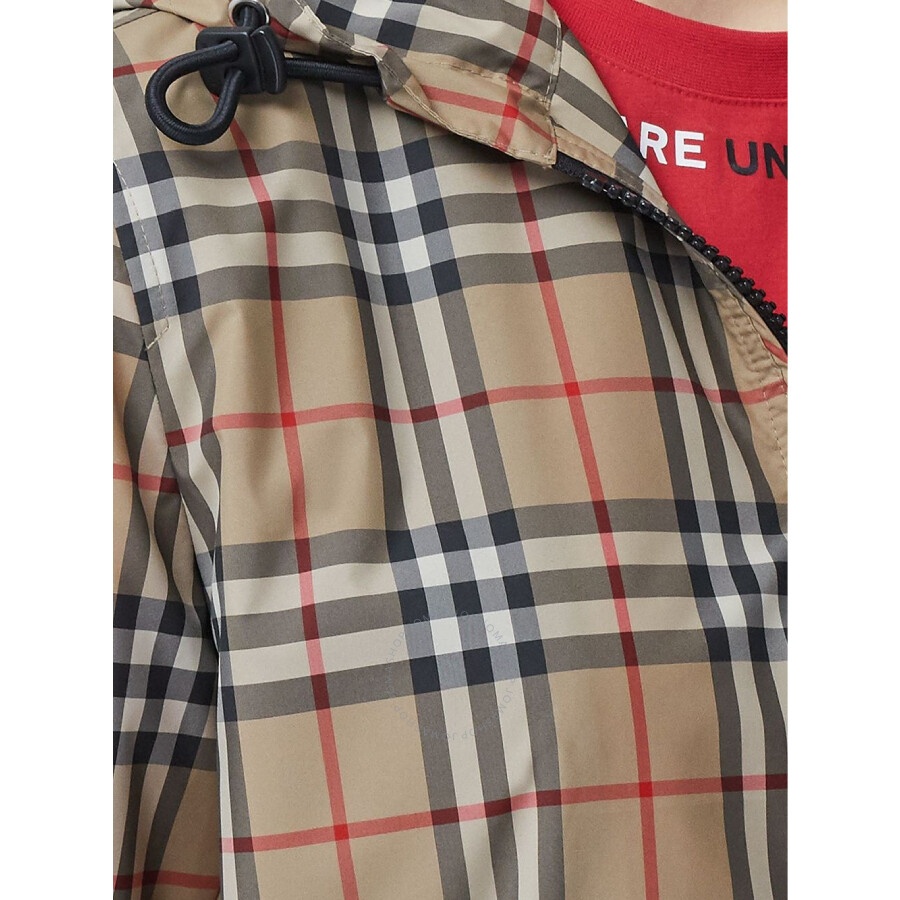 Burberry Vintage Check Drawstring Hooded Jacket - 3