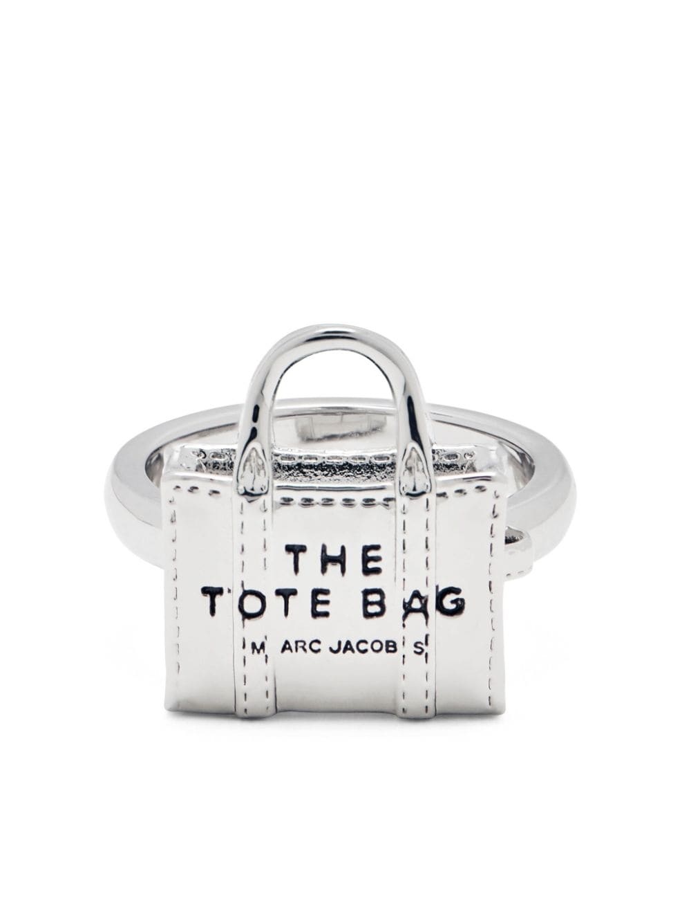 The Mini Icon Tote Bag sculpted ring - 1