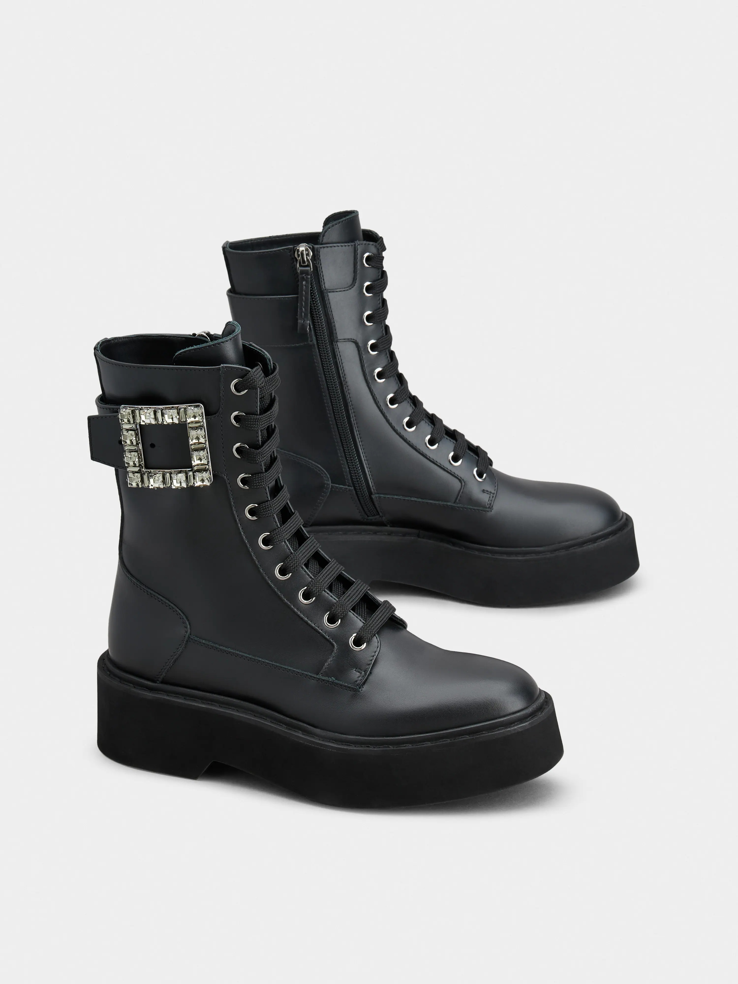 Viv' Ranger Combat Boots in leather - 2