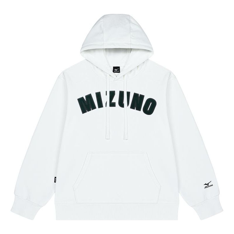 Mizuno Logo Casual Hoodie 'White' A2CA2A33 - 1