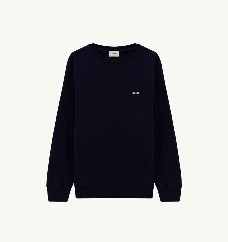 EMBROIDERED AUTRY LOGO CREWNECK SWEATSHIRT WOMAN 1