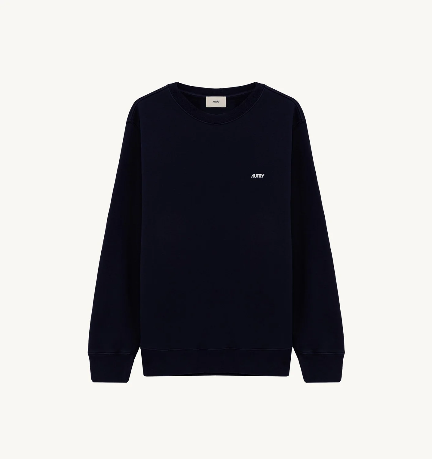 EMBROIDERED AUTRY LOGO CREWNECK SWEATSHIRT WOMAN - 1