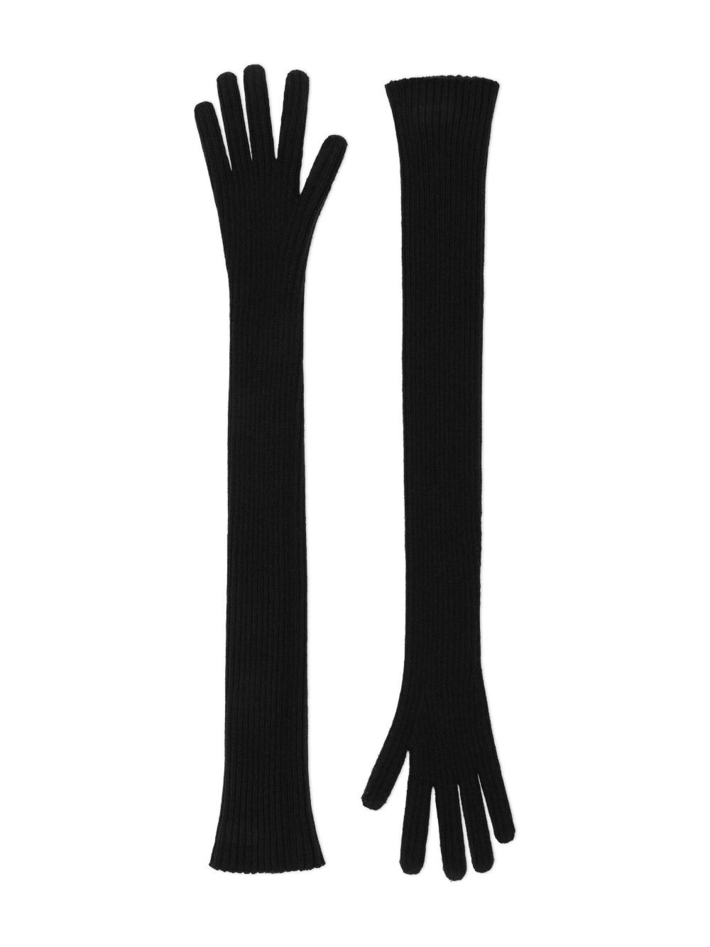 extra-long cashmere-blend gloves - 2