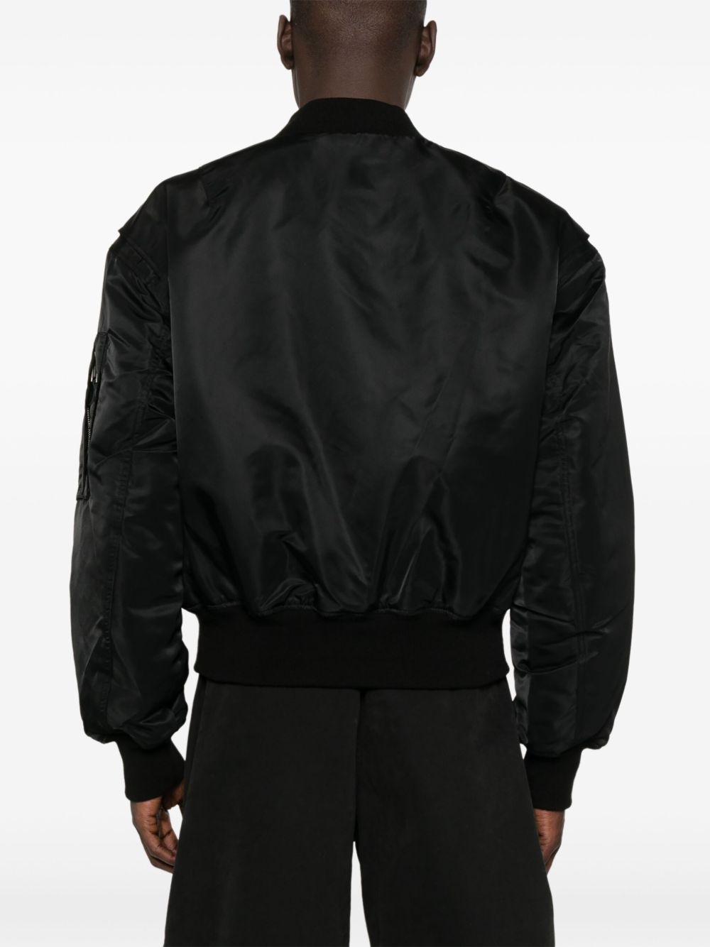 cropped bomber jacket - 4
