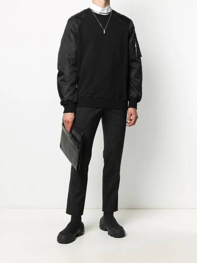 Alexander McQueen zip-pocket sweatshirt outlook