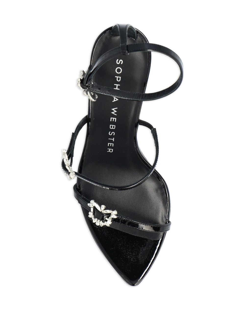 Grace crystal-embellished sandals - 4