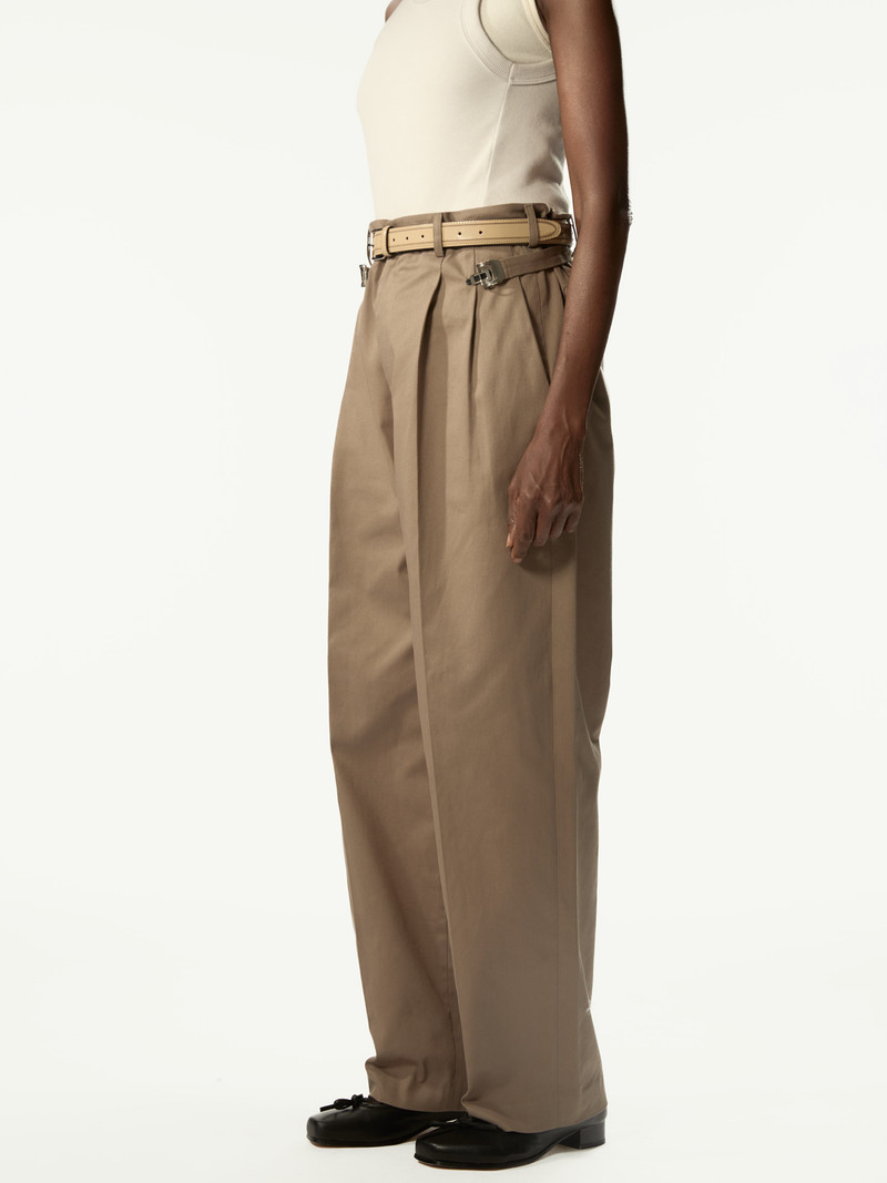 MAGLIANO Regolatore Double Pleats Kakhi outlook