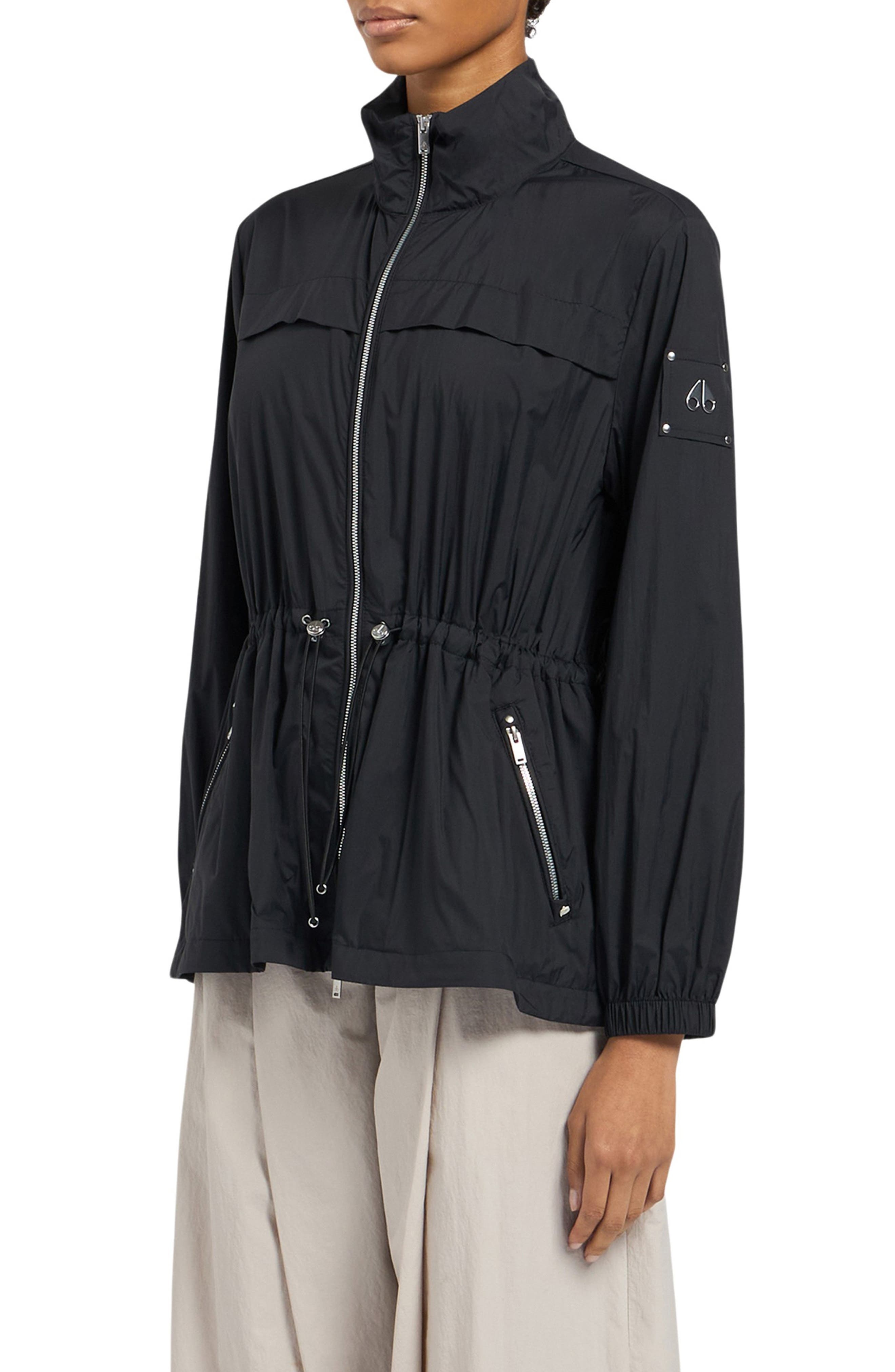 Moose Knuckles Labelle Water Repellent Ripstop Jacket in Black at Nordstrom - 3