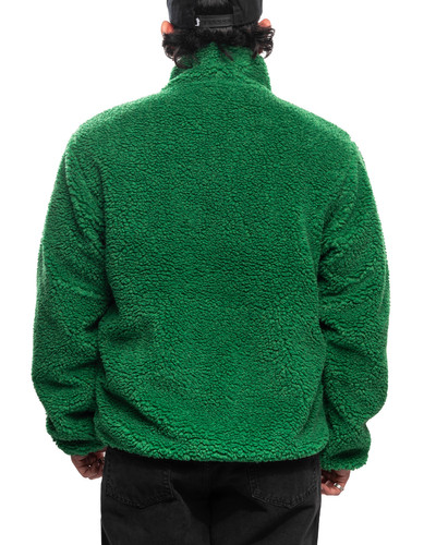 Stüssy Sherpa Reversible Jacket Green outlook