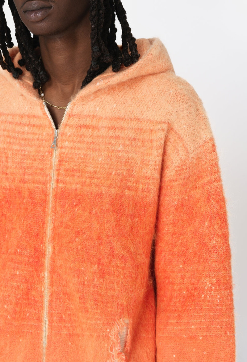 GRADIENT MOHAIR FULL-ZIP 6