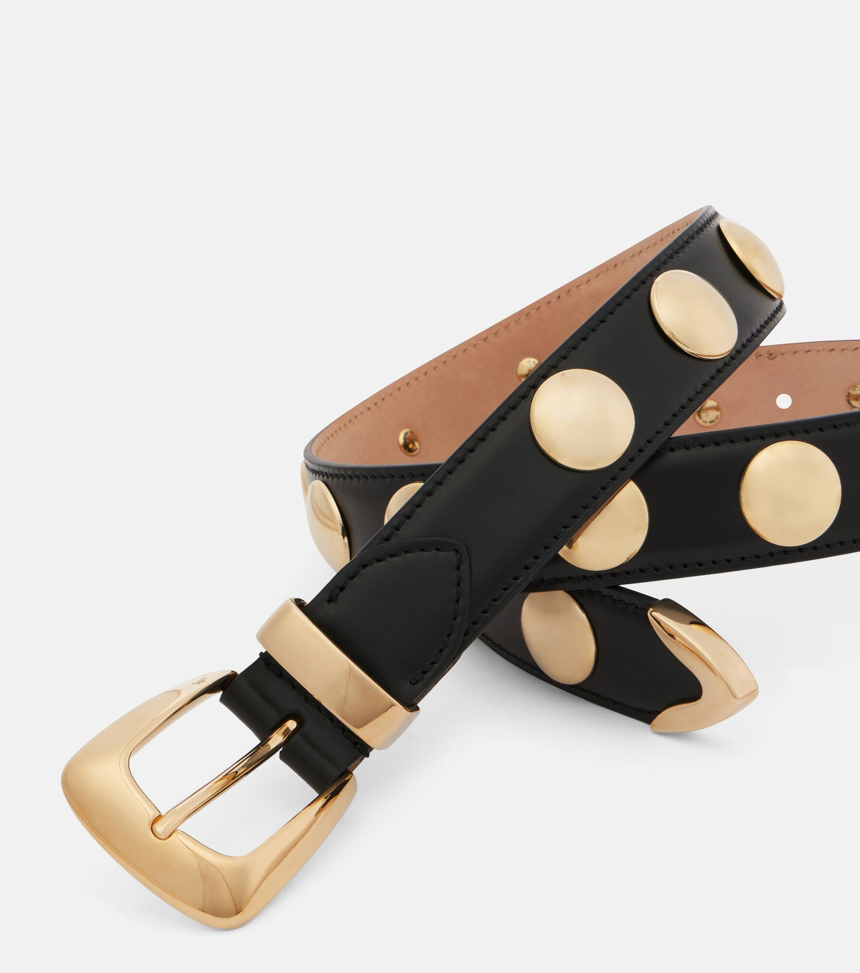Benny studded patent leather belt - 3