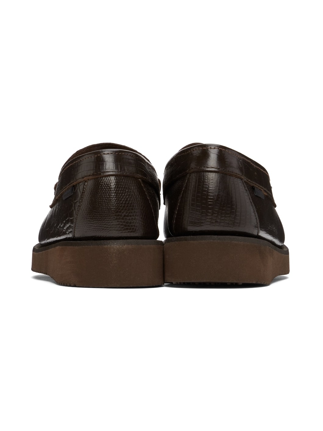 Brown Sebago Edition Exotic Loafers - 4