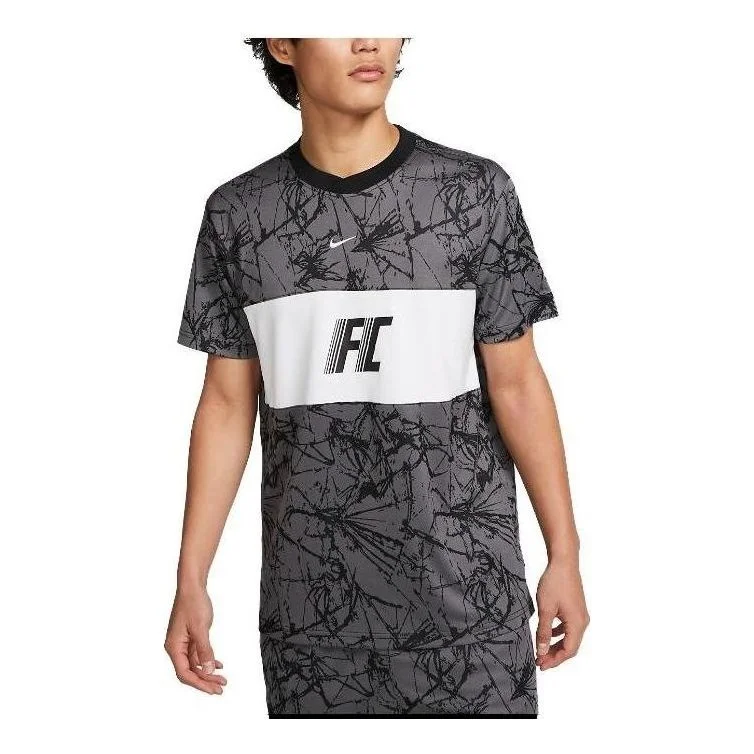 Nike FC Dri-FIT Jersey 'Black Grey' DV9770-068 - 1